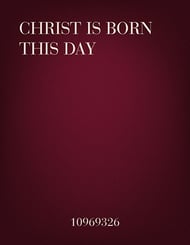 Christ Is Born This Day SATB choral sheet music cover Thumbnail